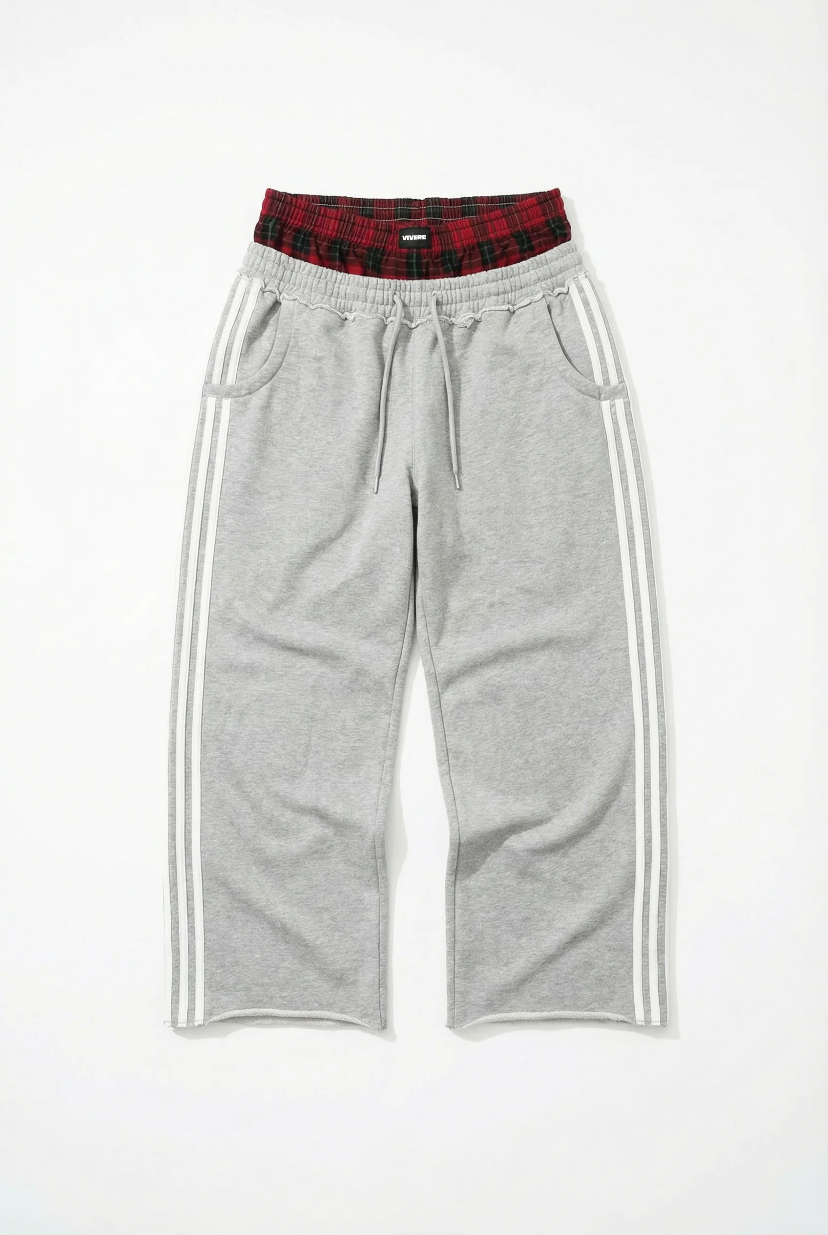 Double Waisted Boxer Baggy Sweatpants - Image 2