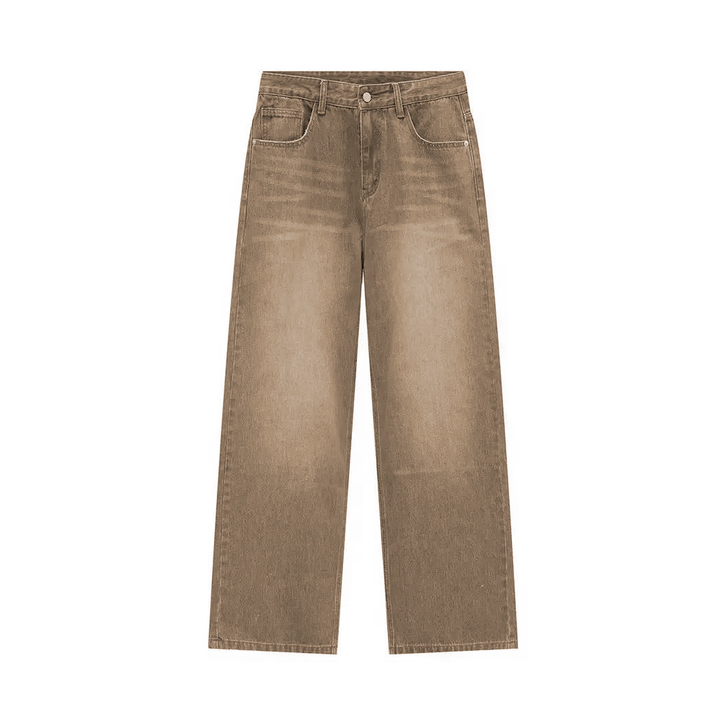 Brown Sun Bleached Denim - Image 2