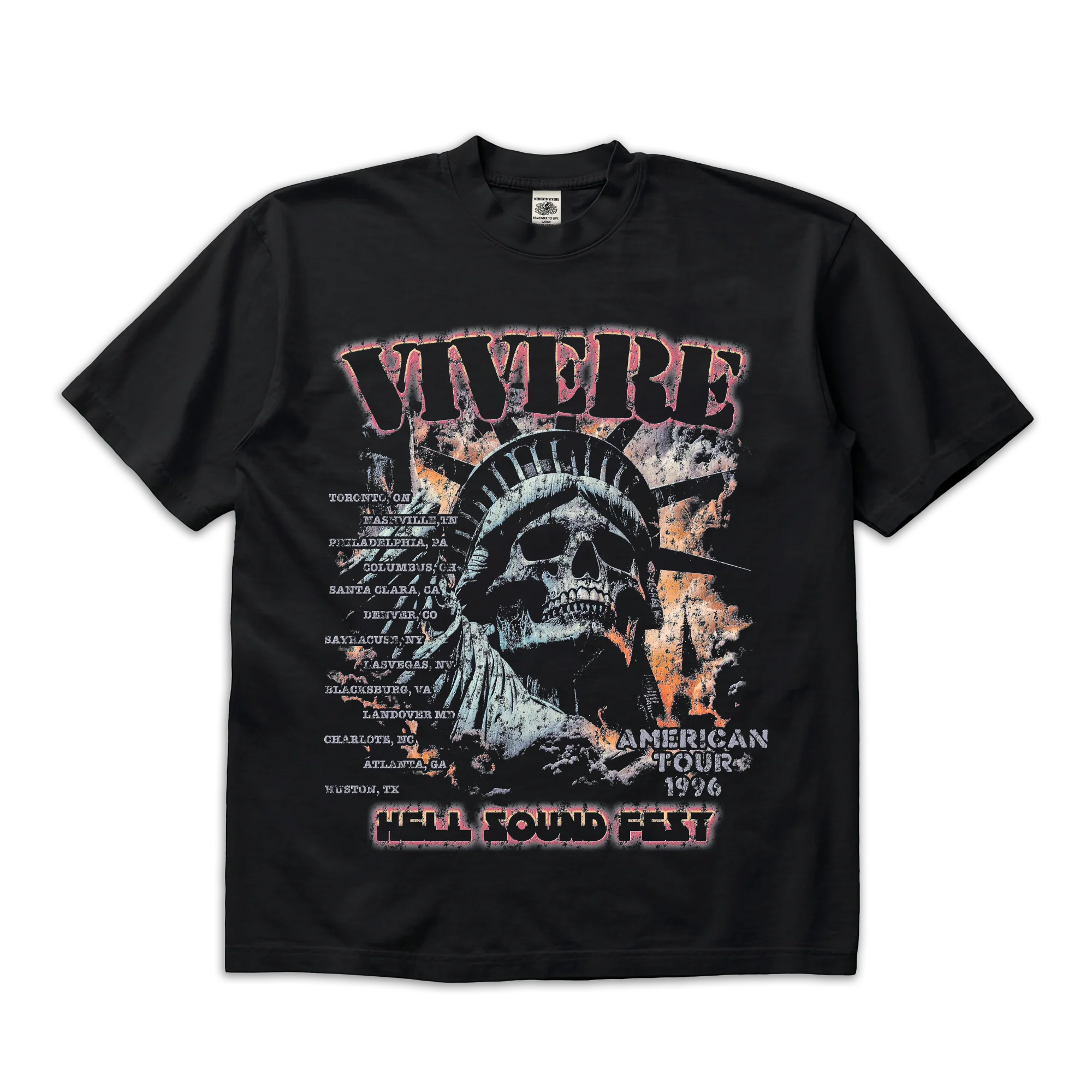 U.S. Tour T-Shirt Black - Image 2